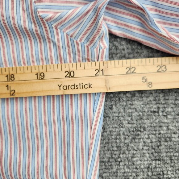 Brooks Brothers Boys XL Shirt Striped Red Blue Button Down Cotton Non Iron Teens - Picture 11 of 13